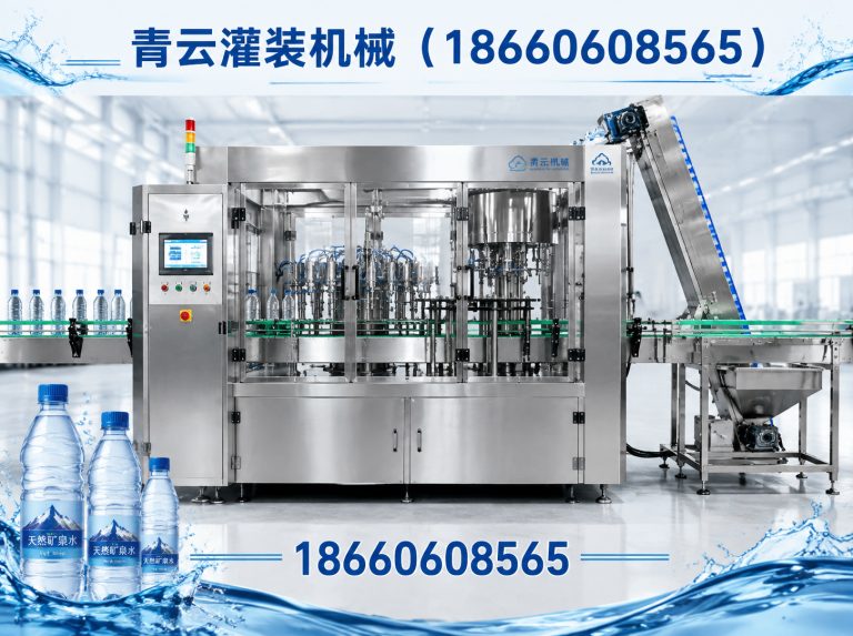 寒亭区矿泉水灌装机展示图